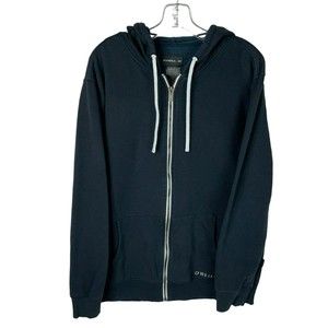 O’neill Men's Fleece Line Up Full Zip Hoodie Large Cotton Blend